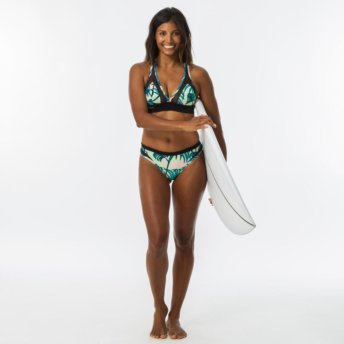 Bas de maillot de bain de surf femme ajouré avec cordon de serrage SAVANA FOAMY