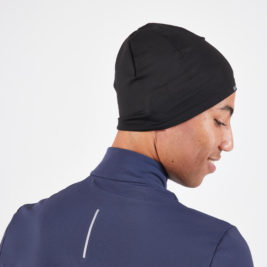 Bonnet running chaud Homme Femme - KIPRUN Warm + gris graph