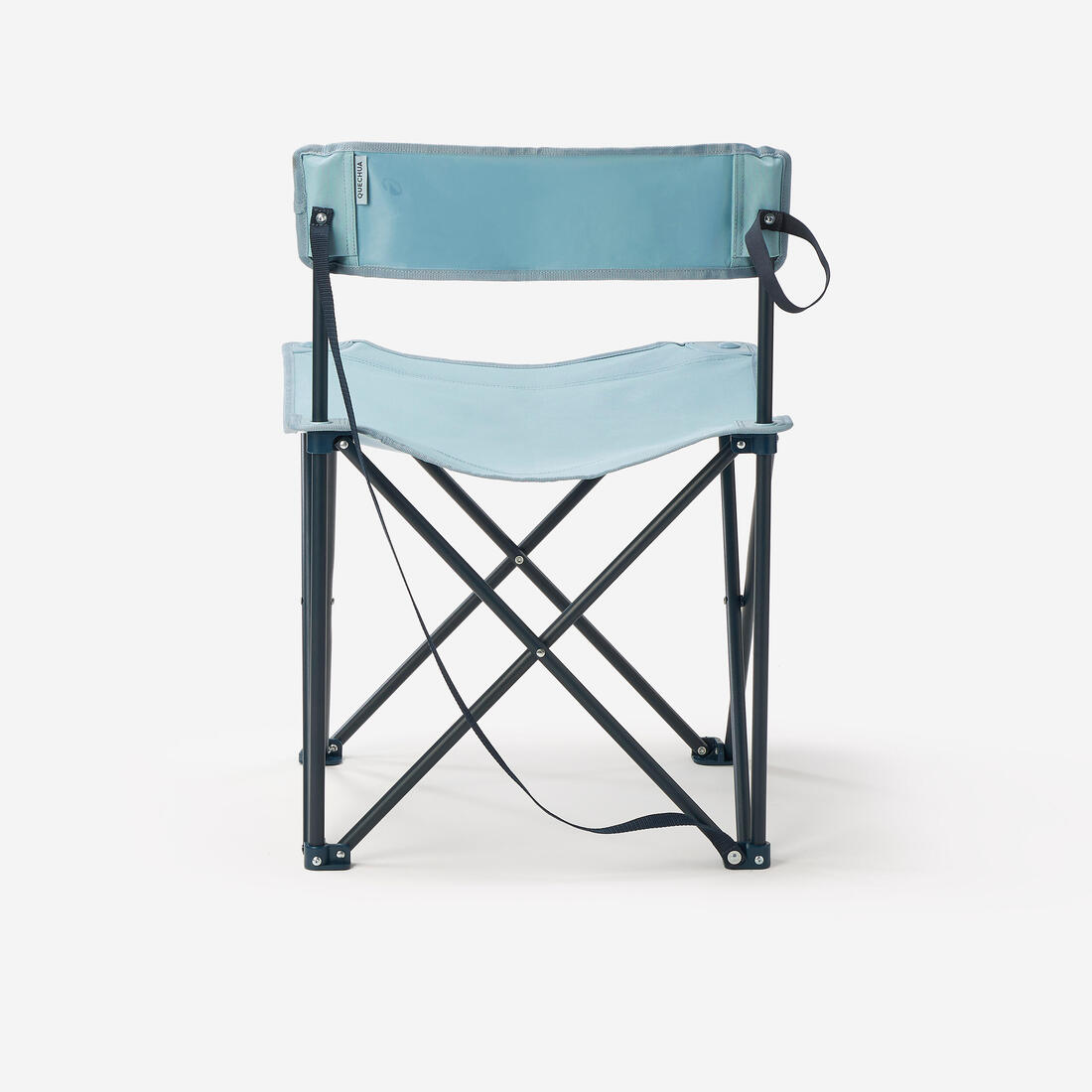 Chaise de camping pliante bleue