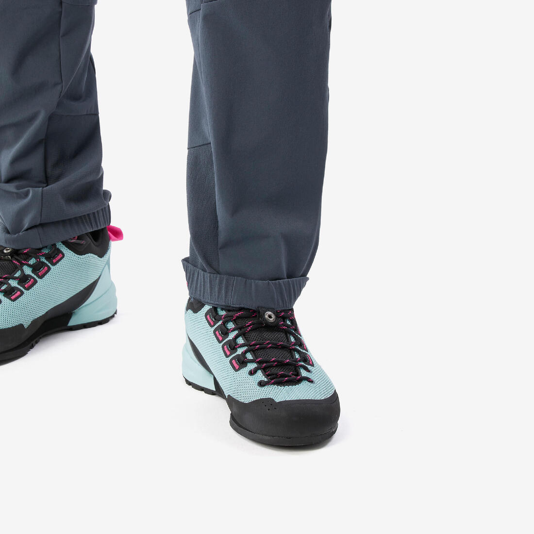 Pantalon alpinisme léger femme, Light evo gris foncé