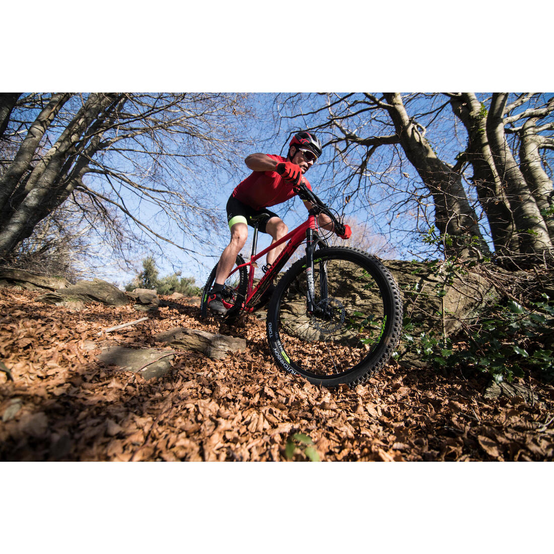 Lunettes VTT XC RACE Photochromique Fluo CAT 1>3