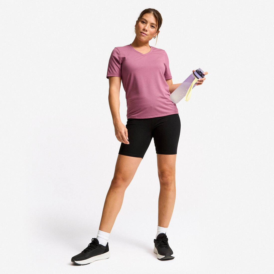 TEE SHIRT COOLMAX FEMME COL V
