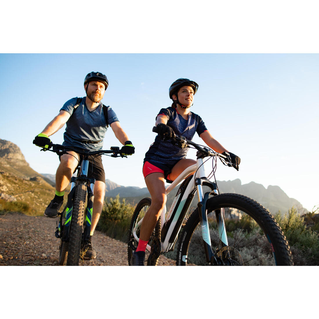 Short vtt expl 100 femme noir et