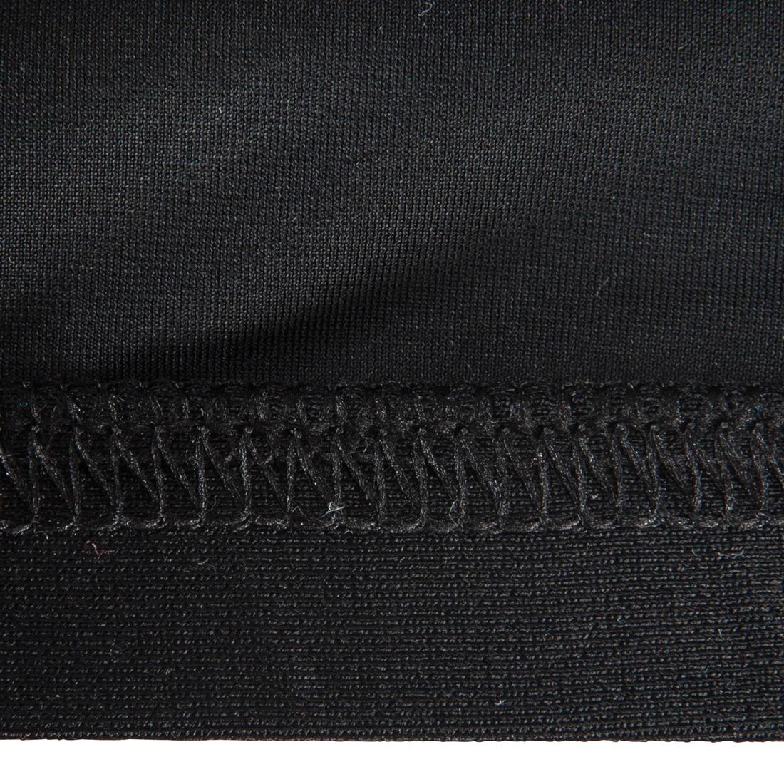 Bonnet de Bain en Maille - Tissu Uni - Noir