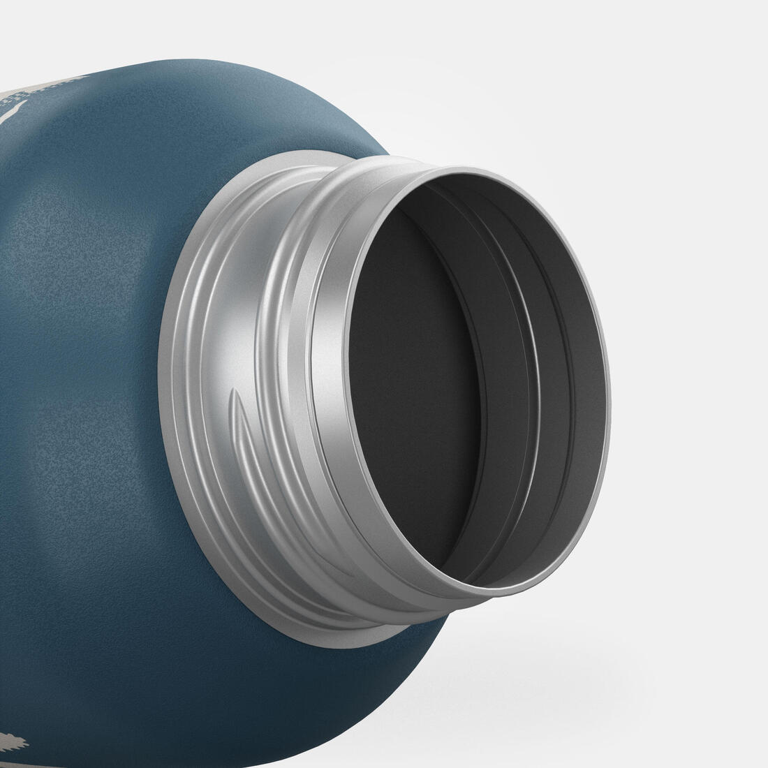 Gourde inox enfant 0,6L avec bouchon instantané, composée à 75% d'acier recyclé