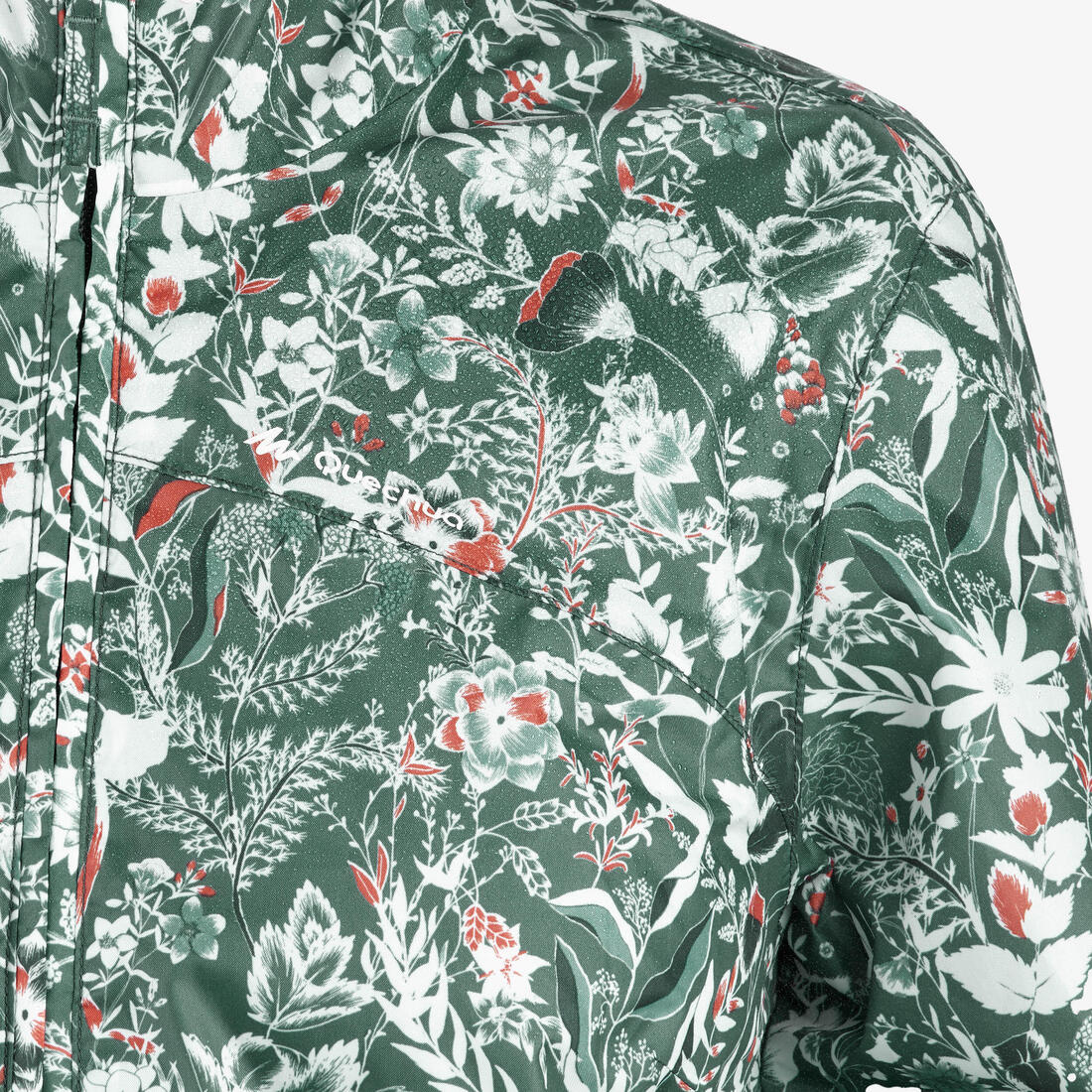 Veste de randonnée déperlante coupe-vent femme, Raincut Full Zip