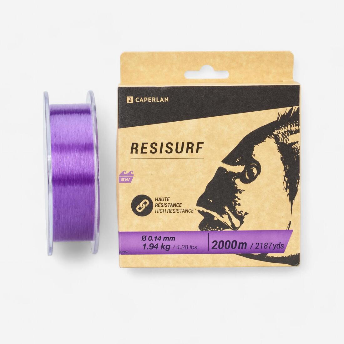 Fil pêche en surfcasting Violet RESISURF