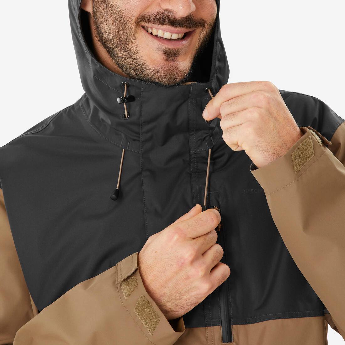 Veste de randonnée imperméable homme, NH500