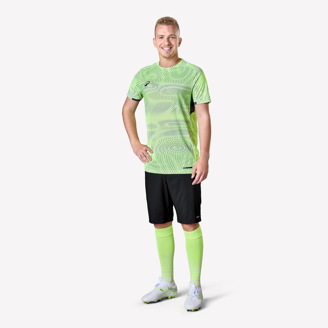 MAILLOT DE FOOTBALL ADULTE MANCHES COURTES VIRALTO TOPO ROSE FLUO &