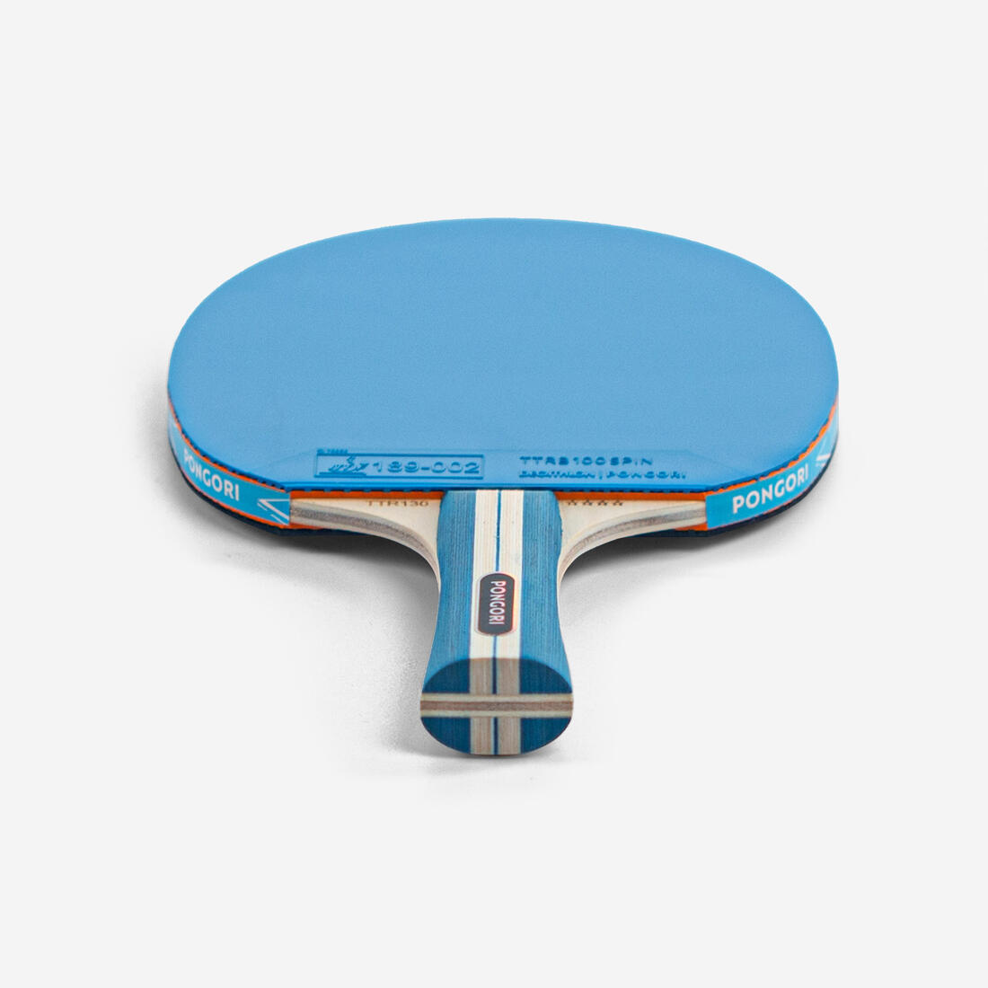 SET 2 RAQUETTES TTR 130 SPIN 4* ITTF ÉCOLE/CLUB VIOLET/BLEU + BALLES