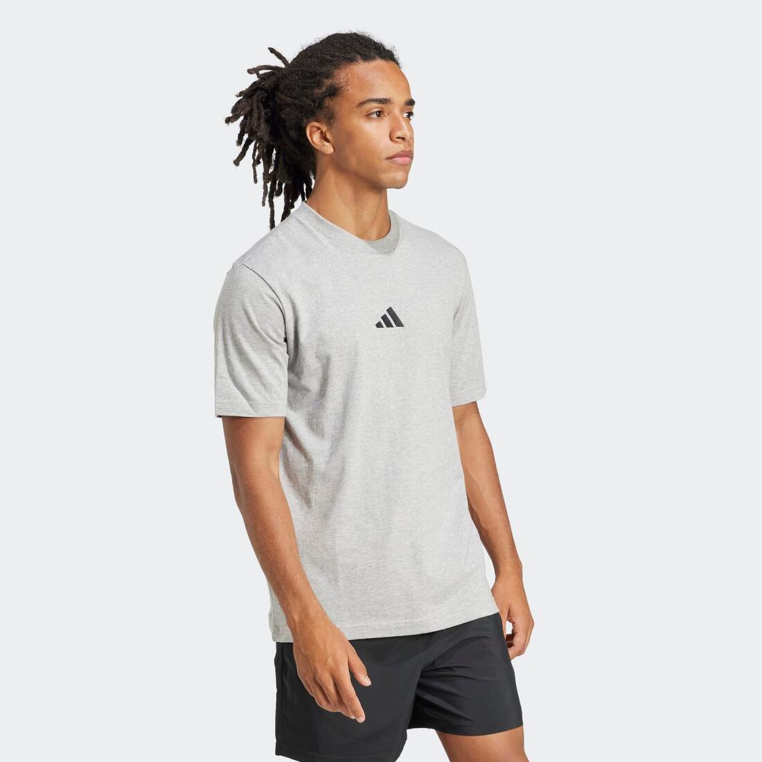 T-shirt de fitness en coton pour homme
