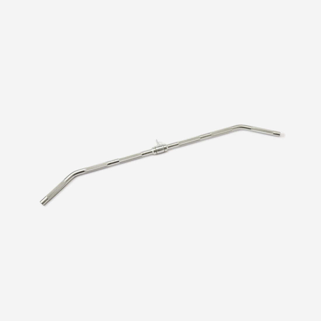 Barre de tirage de musculation latissimus et revêtement métal avec stries