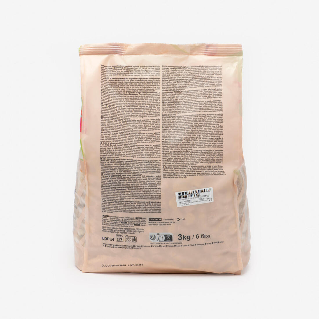 Friandises équitation - FOUGATREAT NATURELLE 3 kg fraise figue pissenlit-luzerne