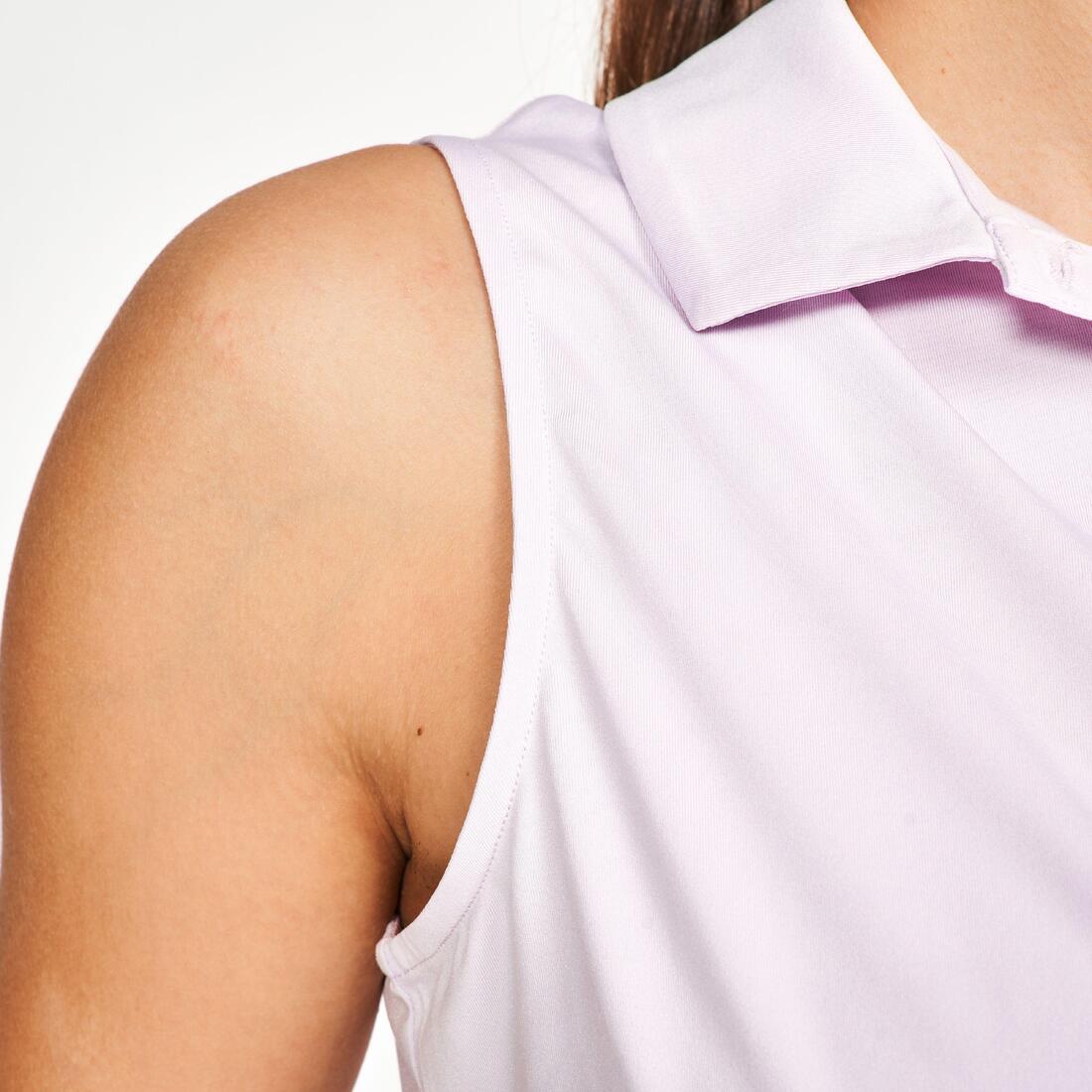 Polo de golf débardeur sans manches femme, WW500