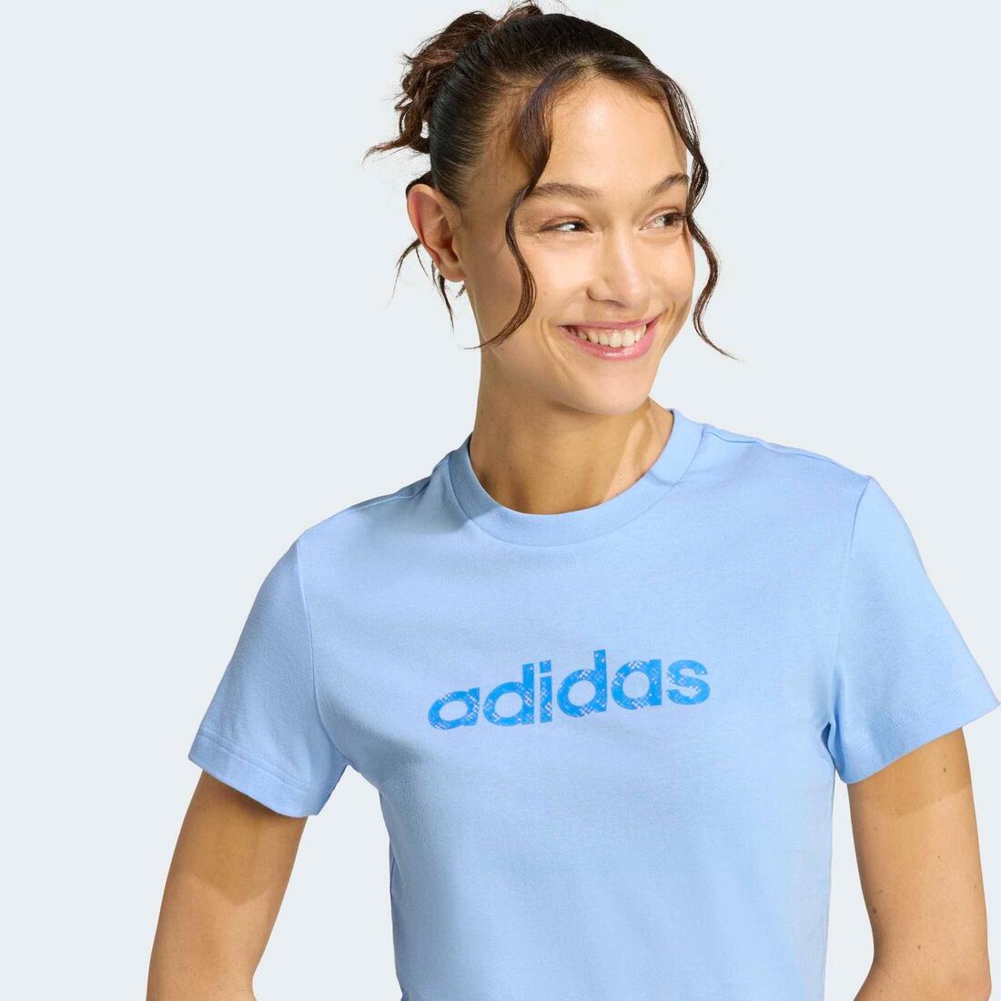 T-shirt de fitness en coton femme