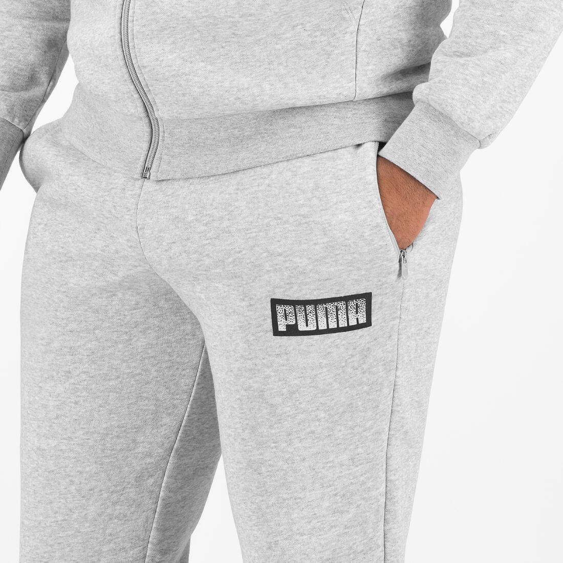 Pantalon jogging imprimé Puma homme - gris