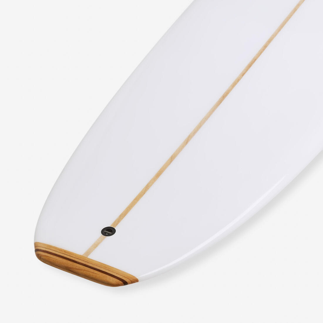 Planche de longboard surf 9'4, 900 Noserider clear blanc