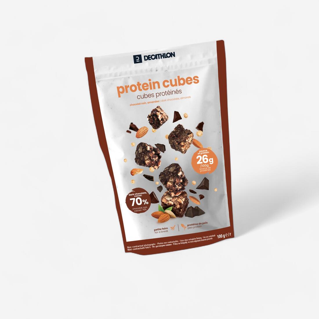 Encas protéinés chocolat 100 GR - Protein cubes