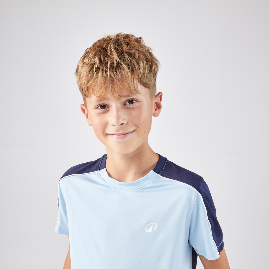 T-shirt de tennis Junior col rond - TTS DRY JR