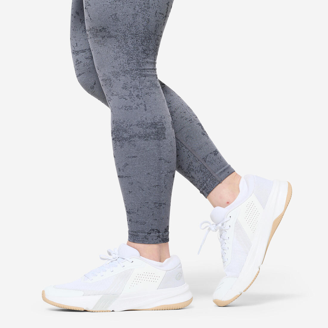 Legging seamless sans couture, gris