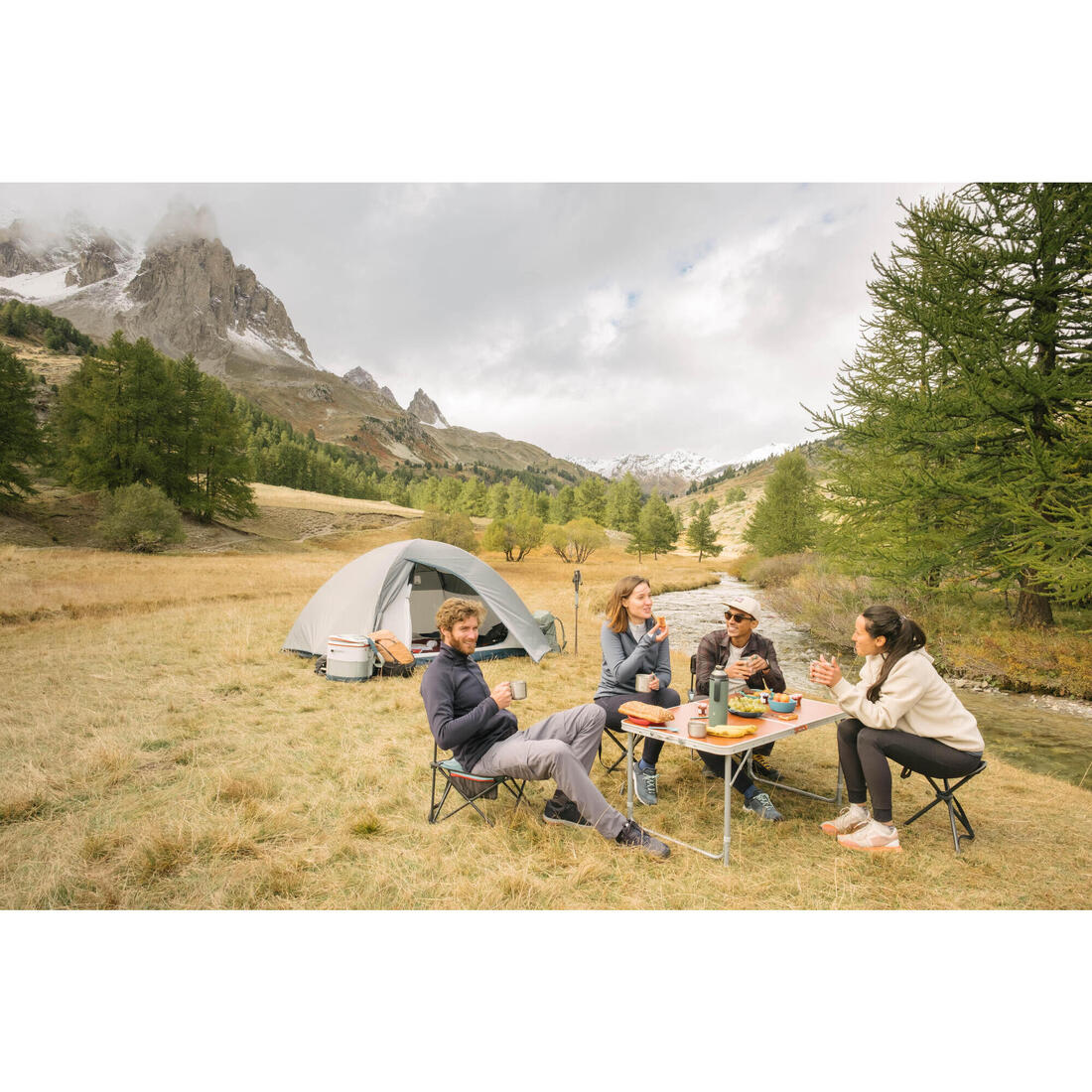 Tente de camping 4 places, MH100