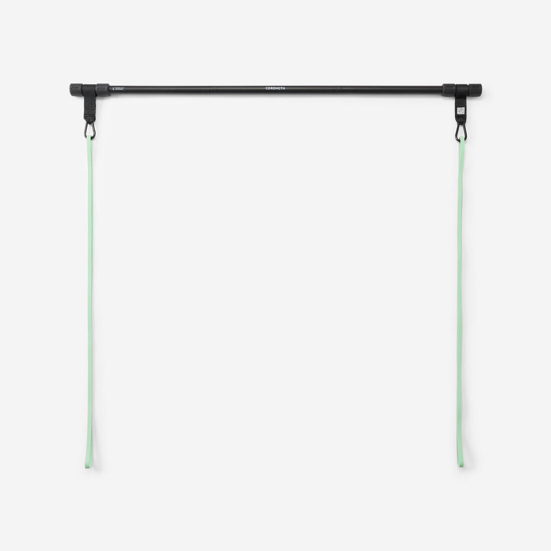 Barre de musculation nomade avec 2 élastiques 10kg