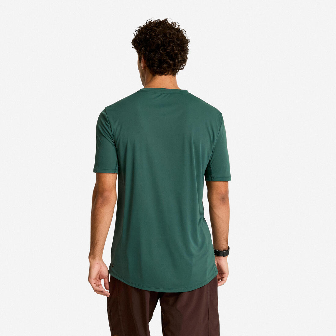 T-shirt de fitness manches courtes respirant col rond homme