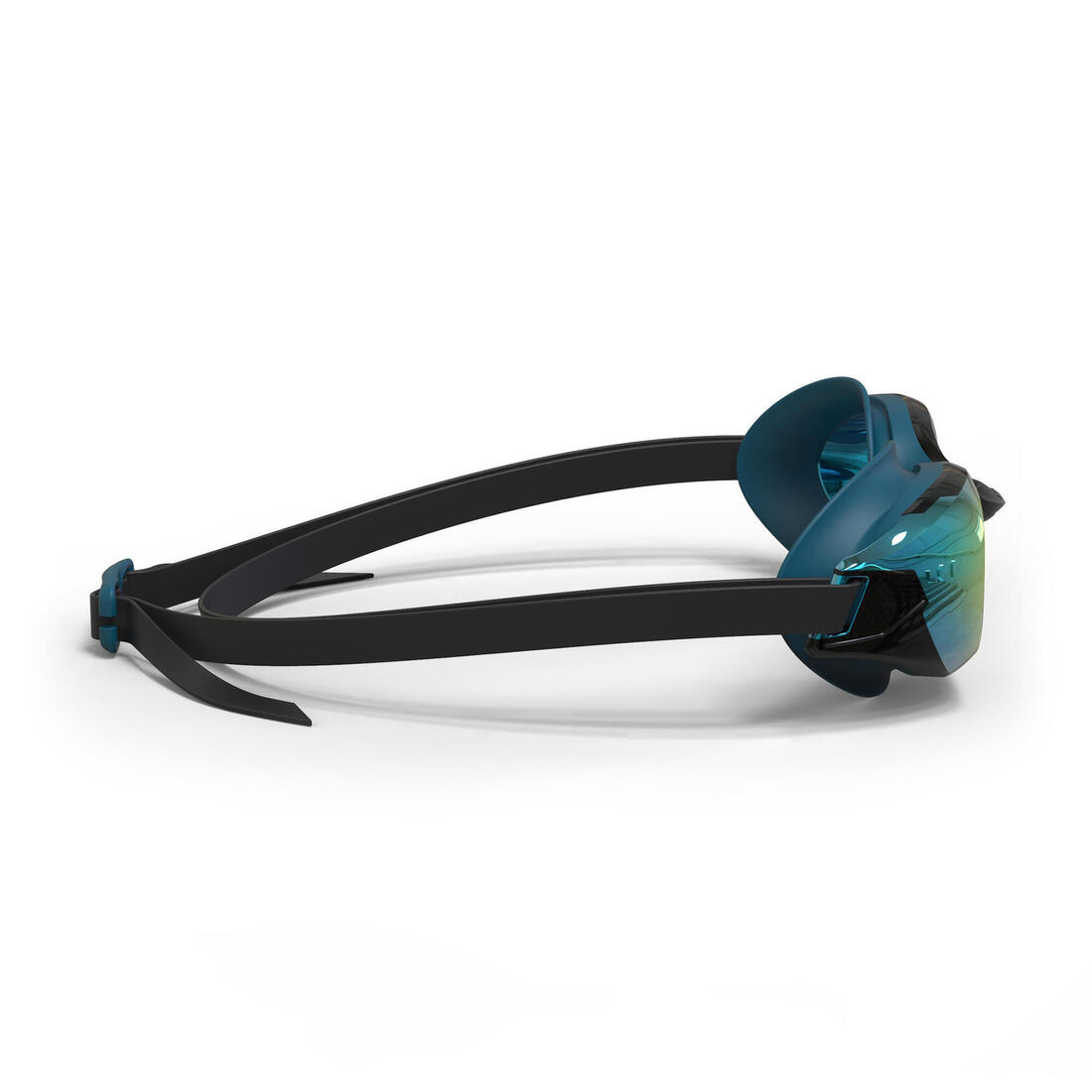 Lunettes de natation Taille Unique - Bfit blanches verres miroirs