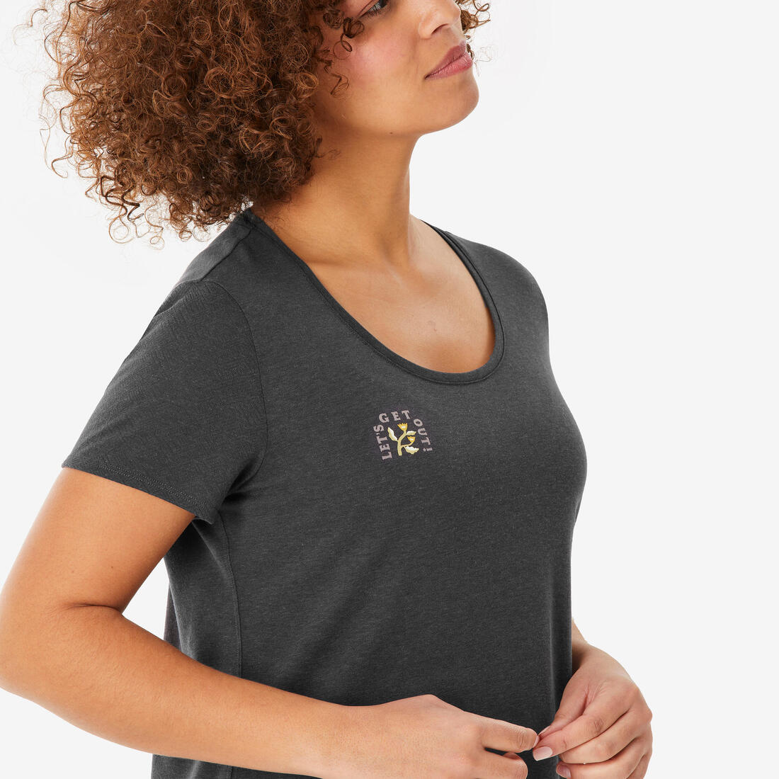T-shirt de randonnée femme, NH500