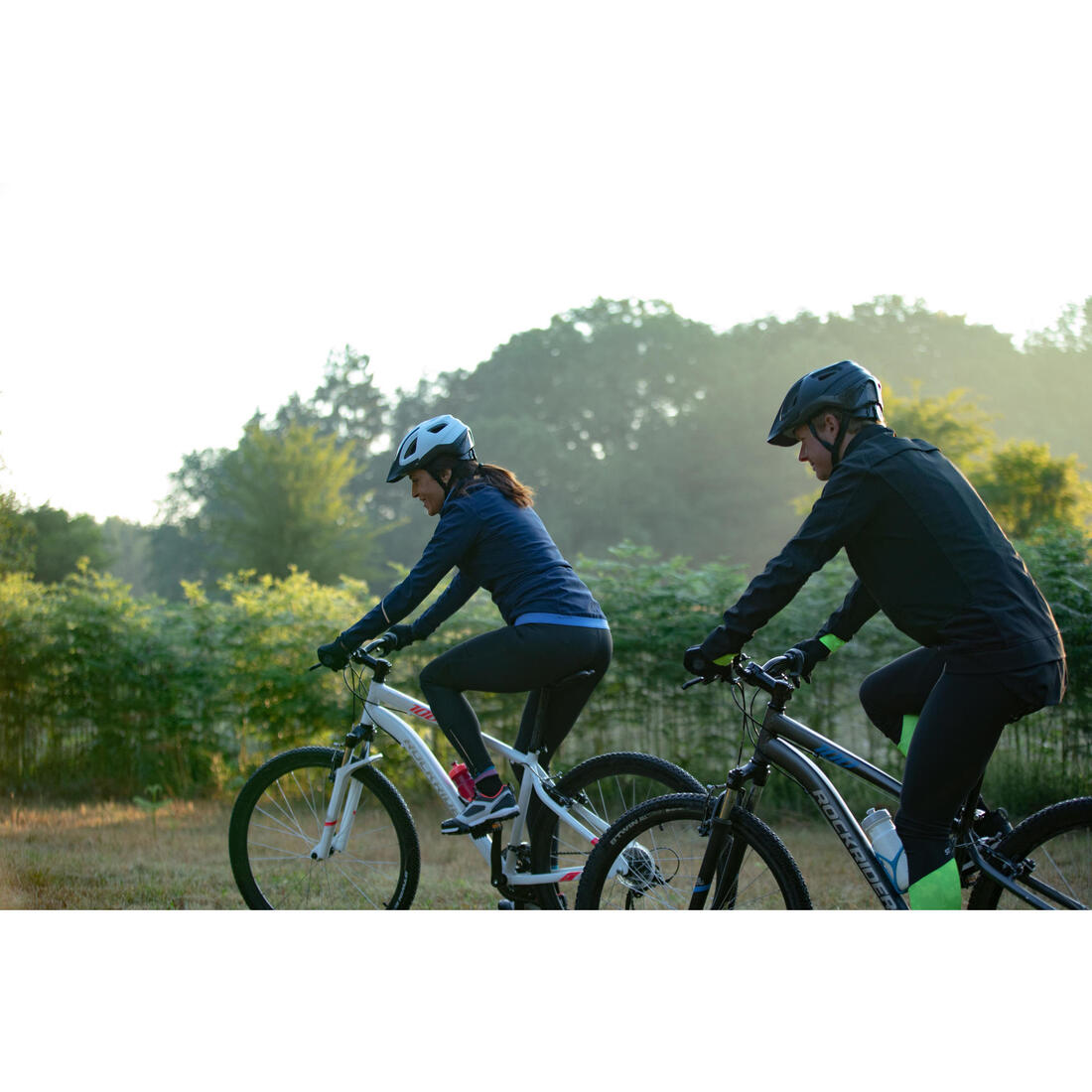 VÉLO VTT ST 100 FEMME BLANC ROSE 27,5"