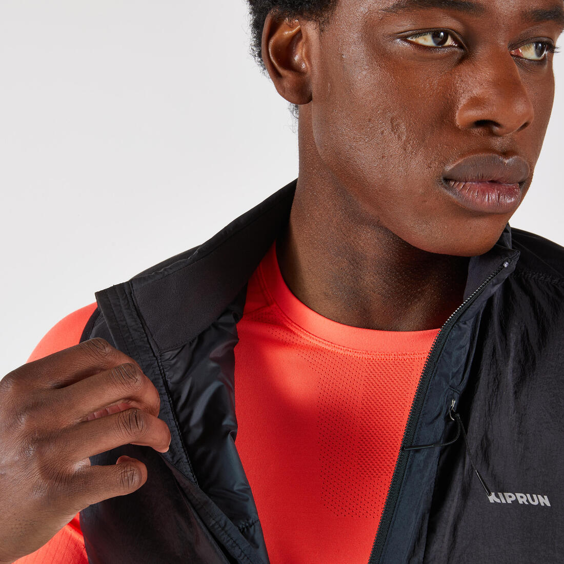Veste sans manche chaude de running Homme, KIPRUN SL 500 warm