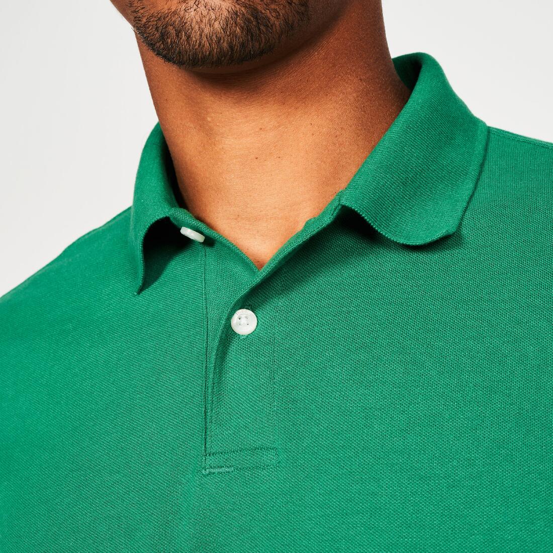 Polo de golf en coton polyester manches courtes homme, MW500
