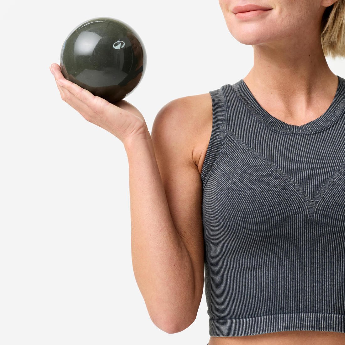 Balle de Pilates lestée 900g, vert