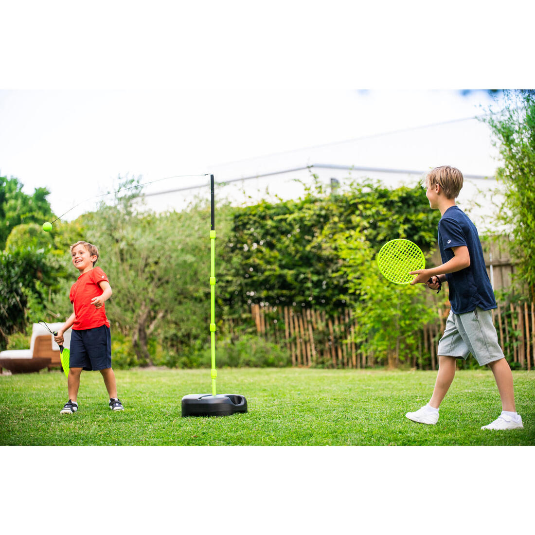 Pack de Speedball (1mât, 2 raquettes et 1 balle) TURNBALL JUNIOR NOIR JAUNE