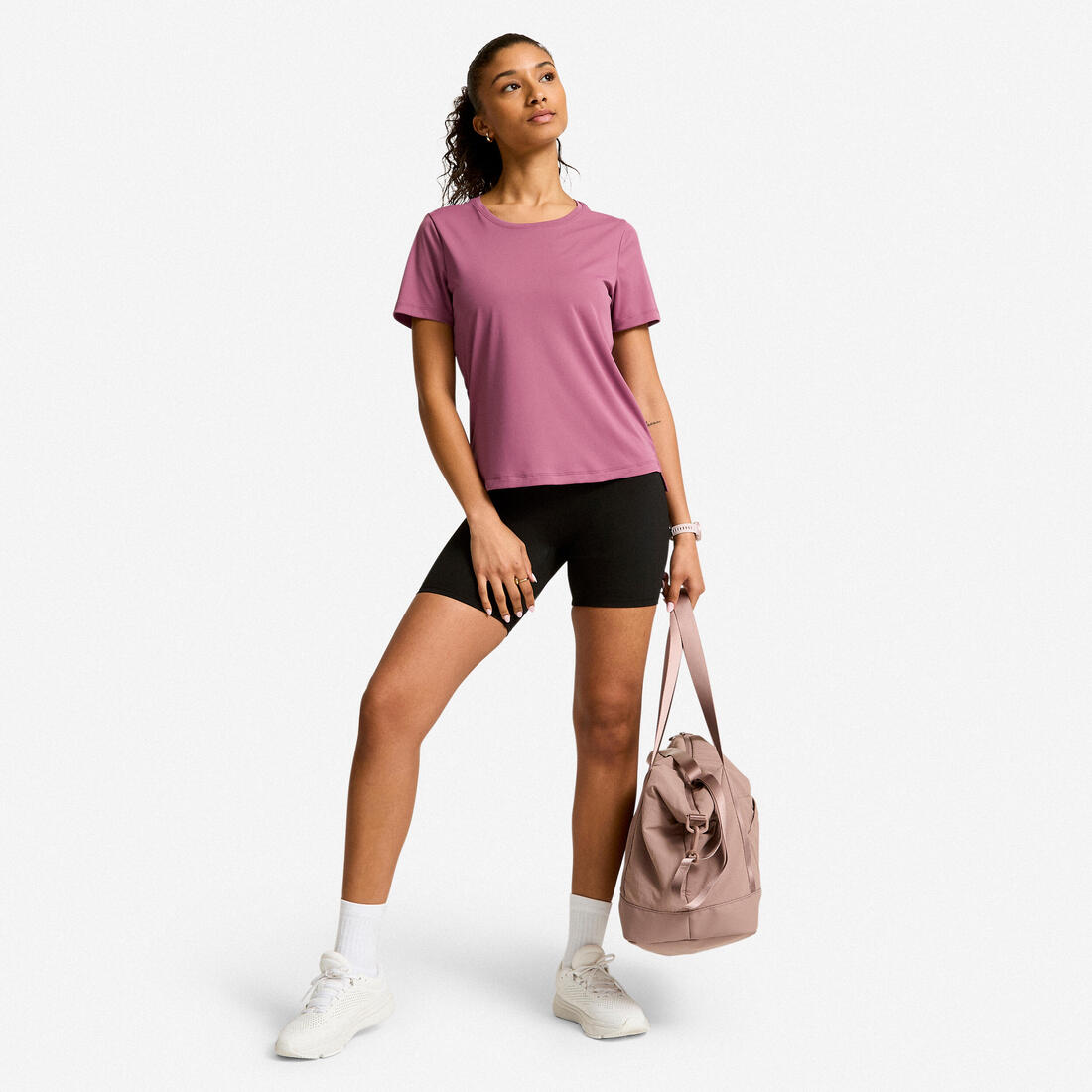 T-shirt fitness manches courtes femme