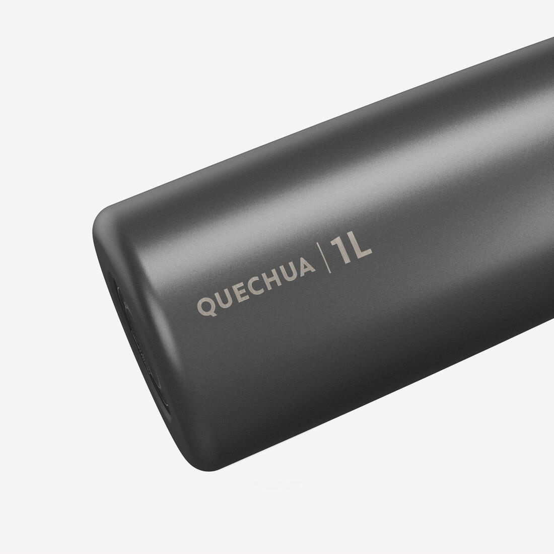 Gourde inox 1L avec bouchon à vis, composée à 75% d'acier recyclé