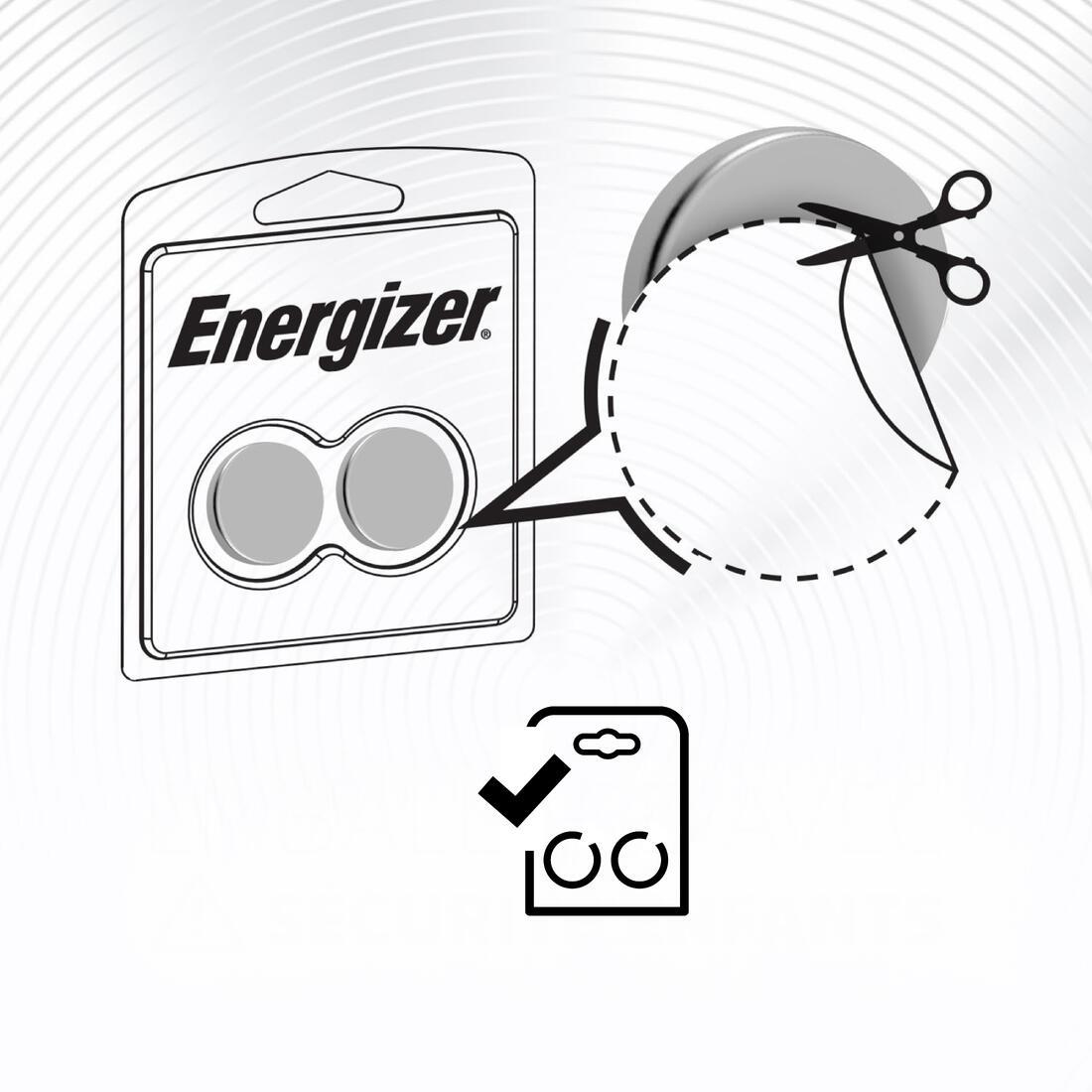 PILES (X2) LITHIUM CR2032 ENERGIZER POUR COMPTEUR VÉLO
