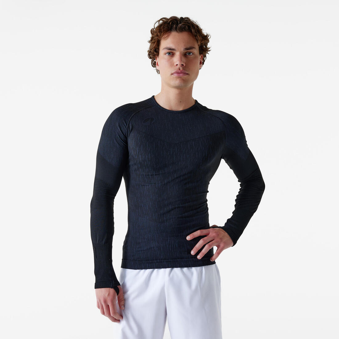 Sous-maillot de foot thermique sans-couture manches longues, Keepdry