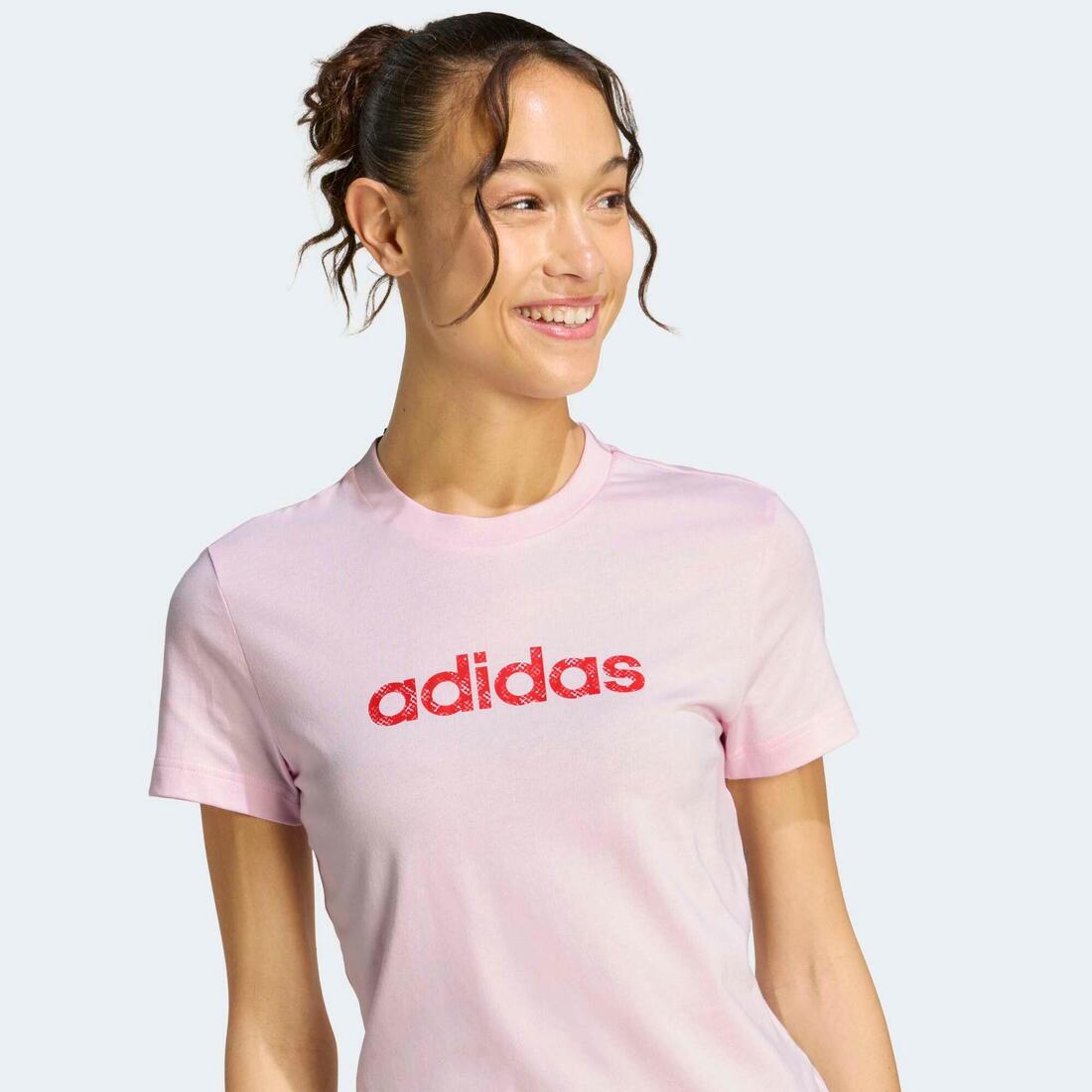 T-shirt de fitness en coton femme
