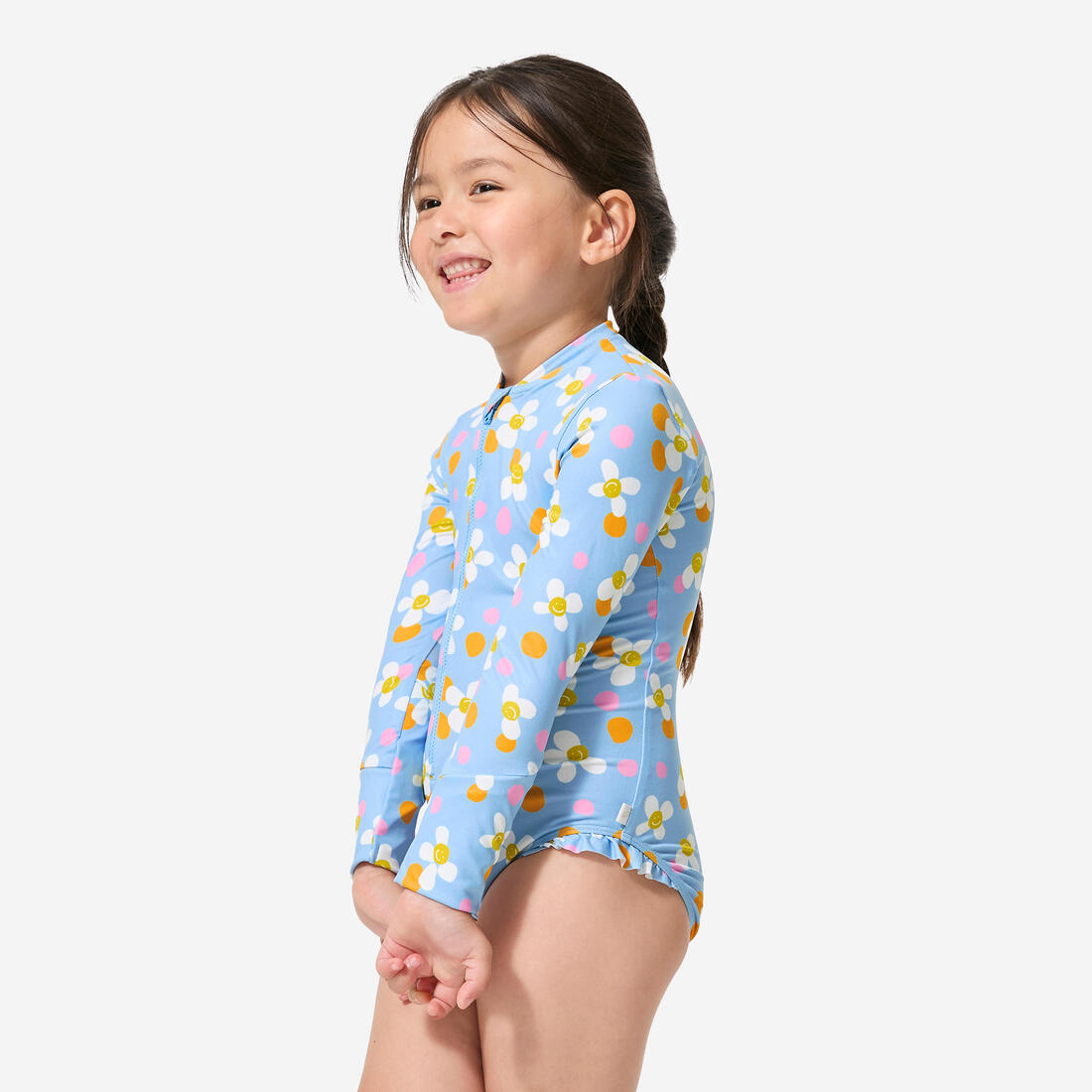 Maillot de bain 1 pièce anti UV manches longues Bébé / Fille - Izia shell