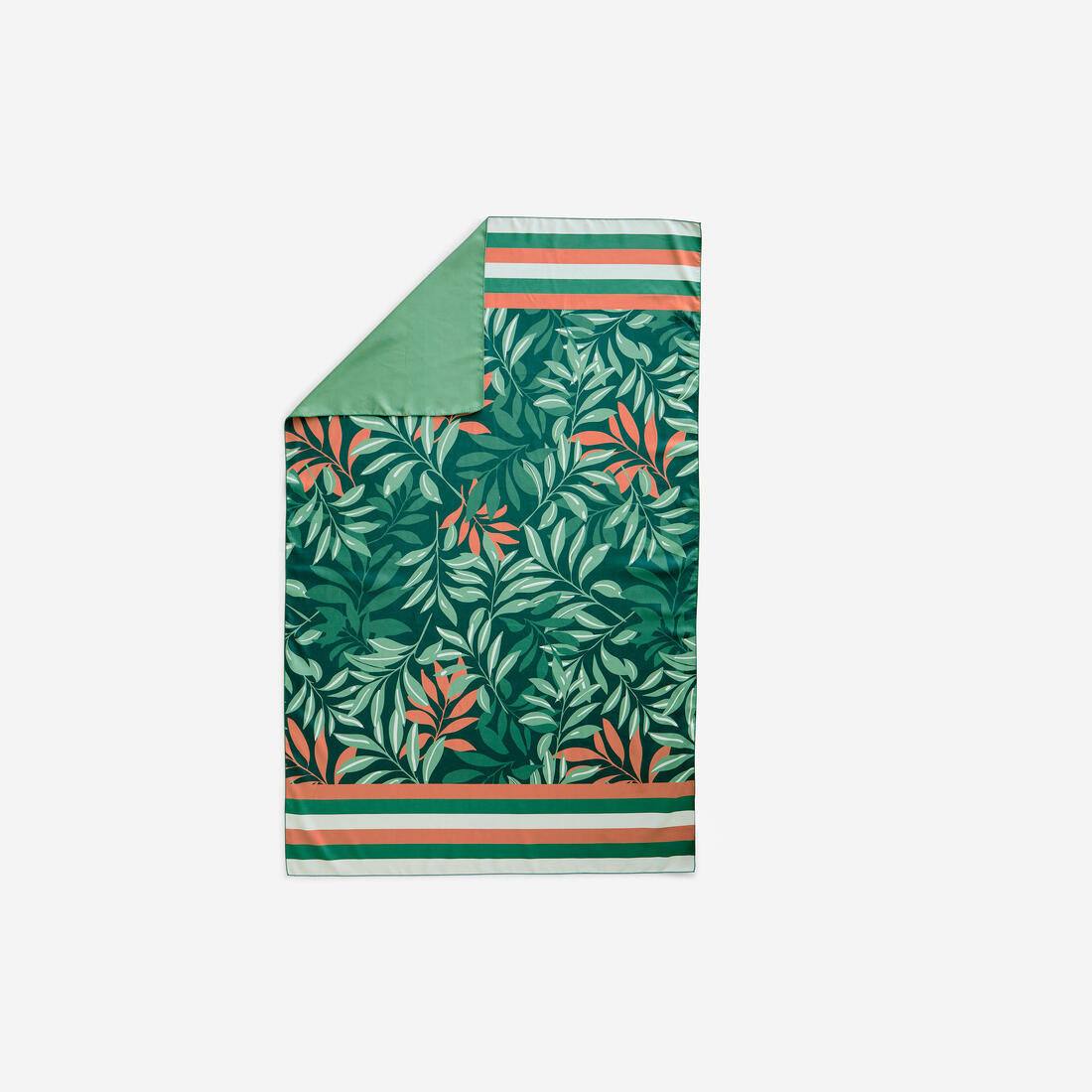 Serviette De Bain Microfibre Imprimé Taille XL 110 x 175 cm – vert cendré