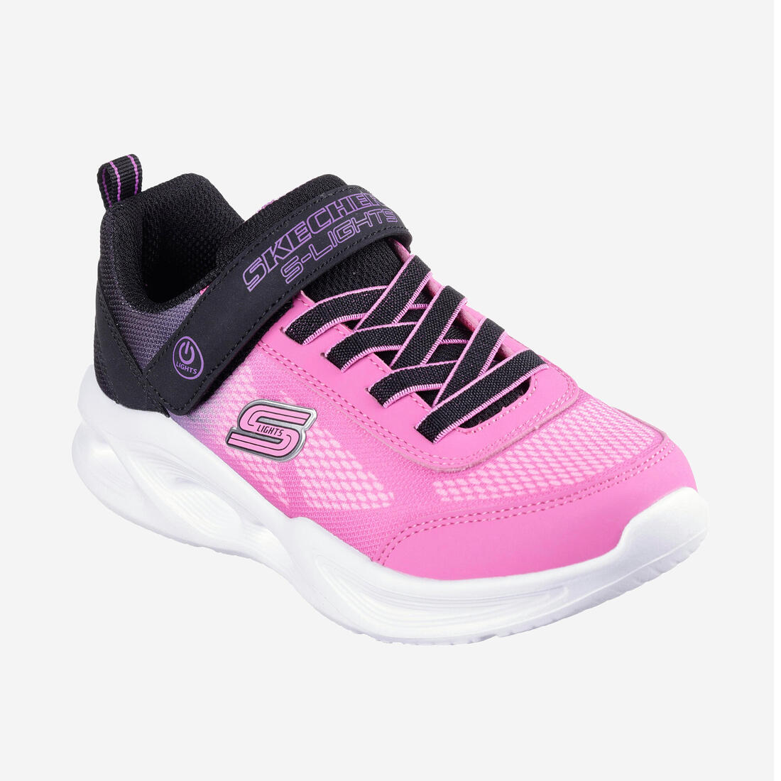 Chaussure enfant lumineuse, Sola Glow Ombre Deluxe, rose et
