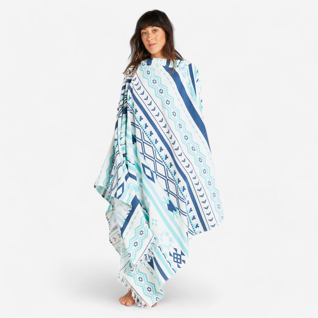 Serviette de plage poncho 190 x 190 cm – Default