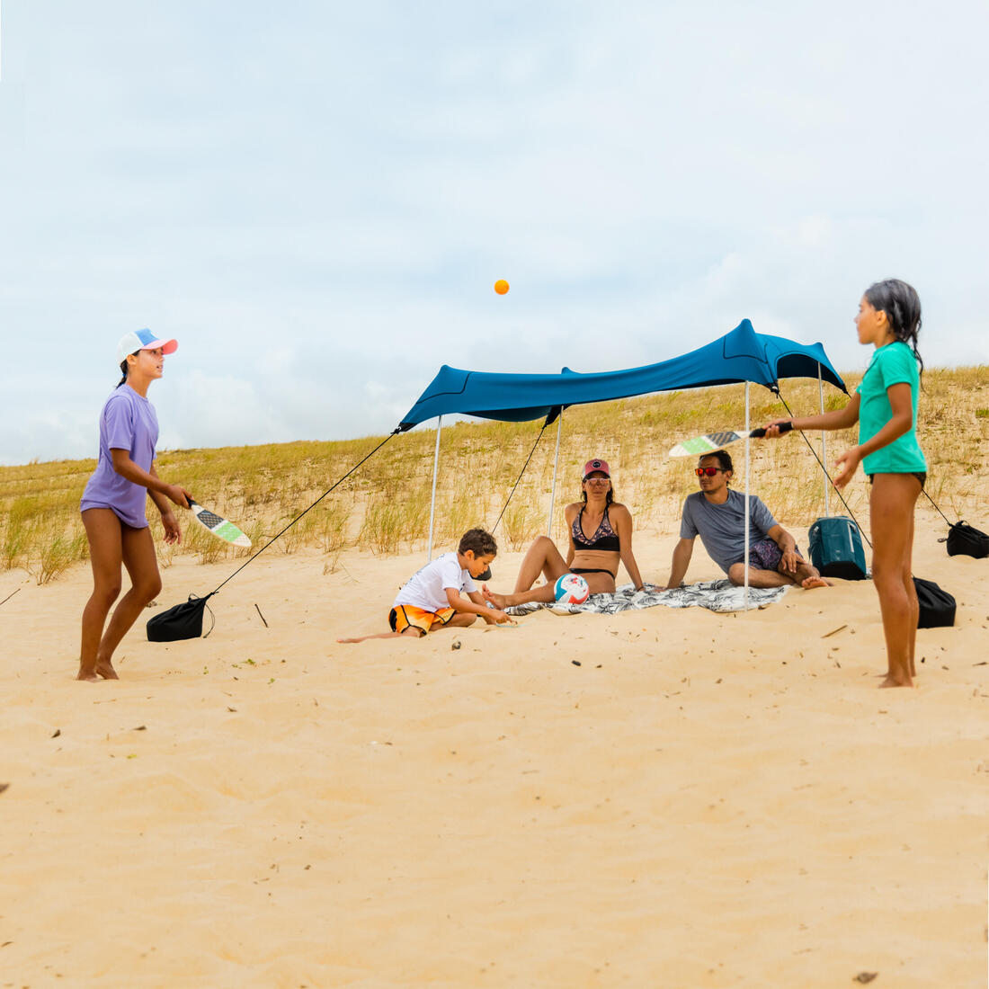 TARP DE PLAGE ANTI UV BLEU