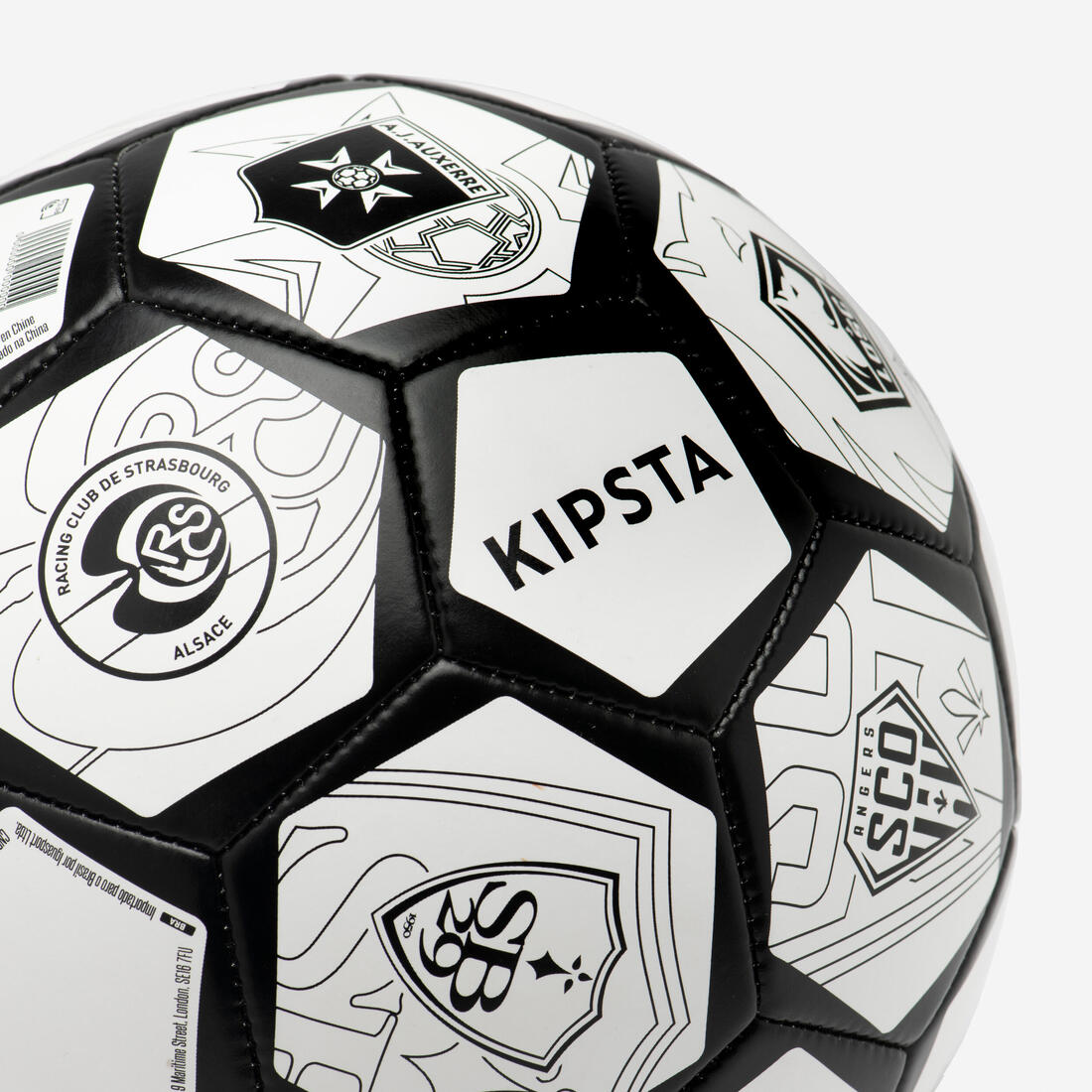 Ballon de football fans ball ligue 1 Mc Donalds multilogos clubs 2026-2027