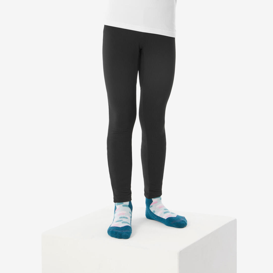 Sous-vêtement pantalon thermique de ski enfant 4-14 ans, BL 500