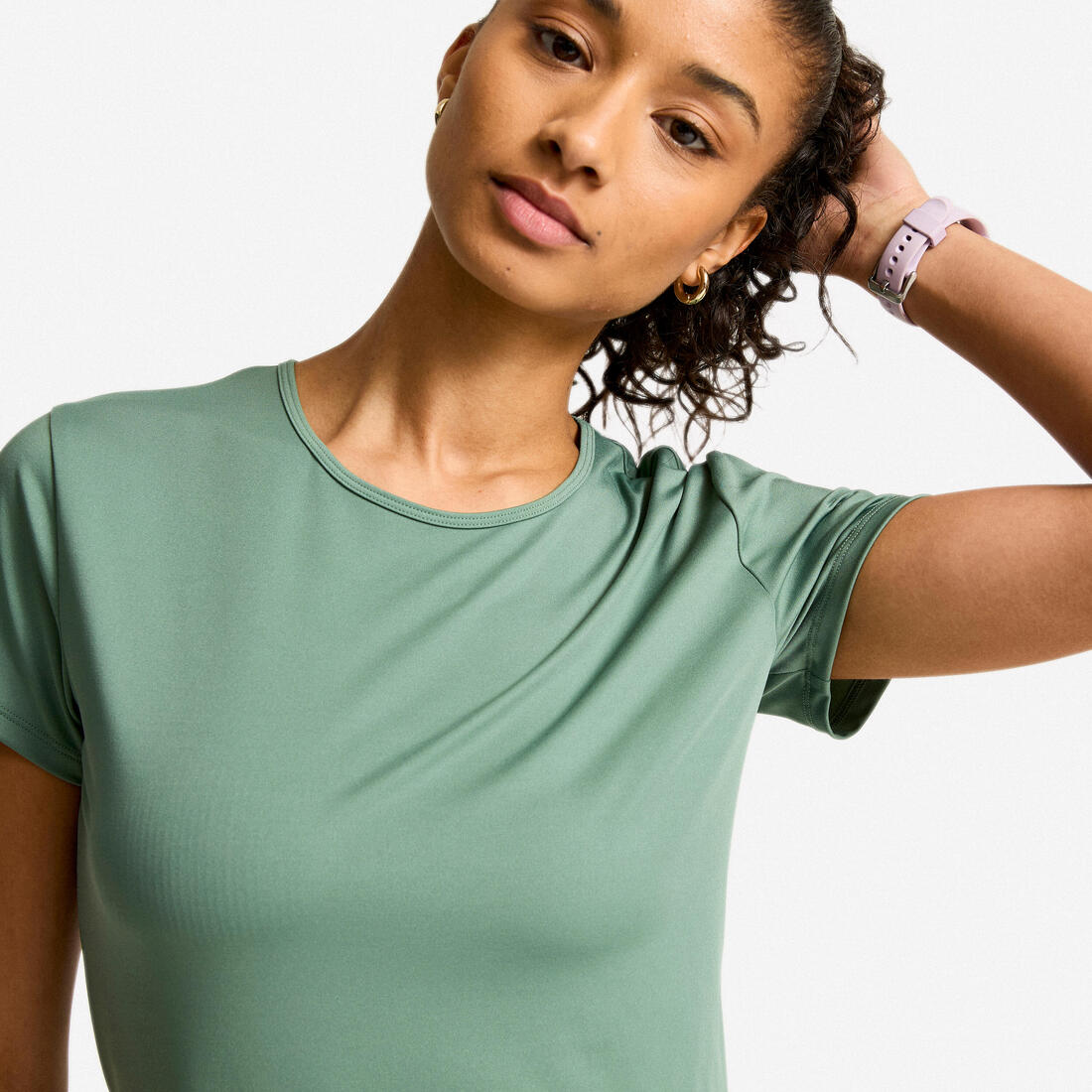 T-shirt manches courtes fitness cardio femme