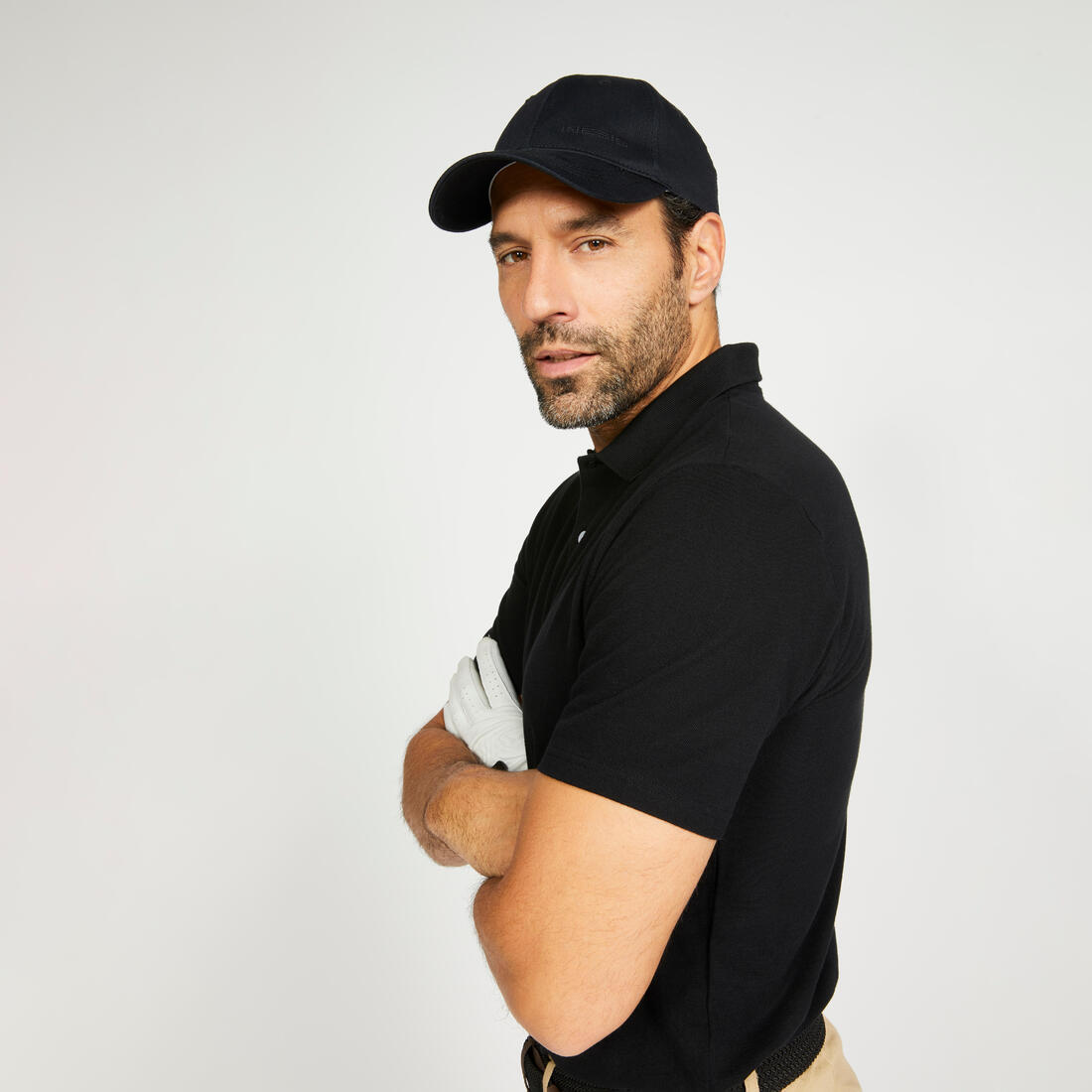 Polo de golf coton manches courtes homme, MW100