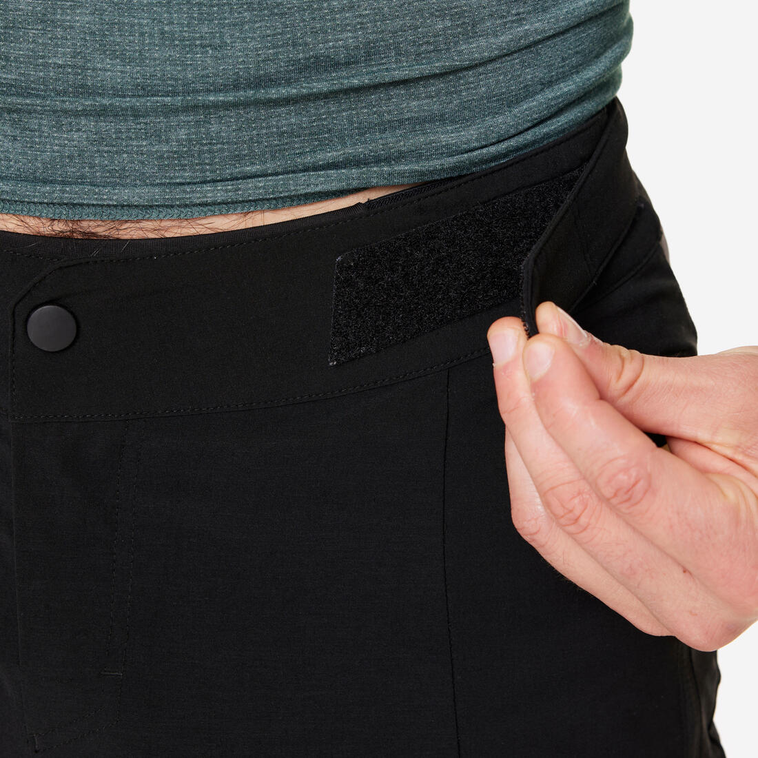 Pantalon Vélo VTT All Mountain Léger et respirant Temps Chaud Unisexe - Noir