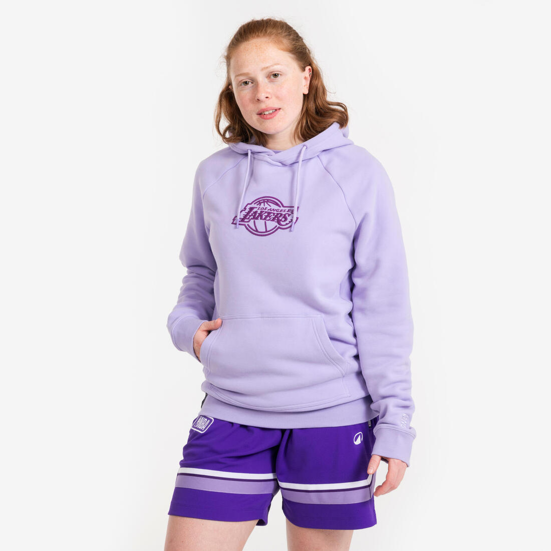 Short de basketball NBA Lakers homme/femme - SH 900 AD